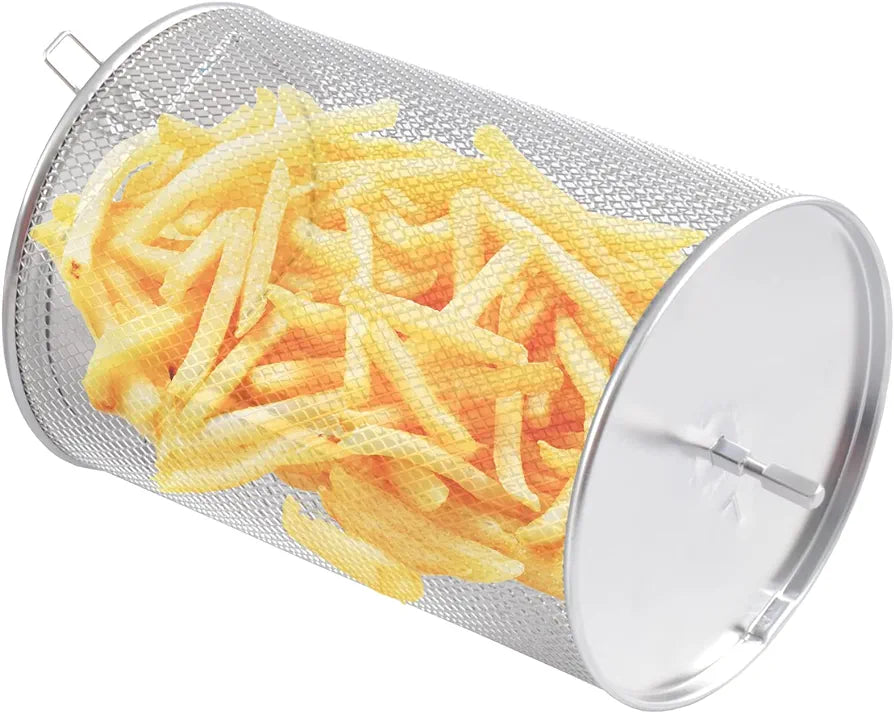 DMS XXXL 12 Liter Heißluftfritteuse Fritteuse| Backofen | Heißluftgrill | Dörrautomat | Drehgrill und Drehspieß | fettfrei und ohne Öl | inklusive 12 Programmen und digitalem Touch Display | 1800 Watt