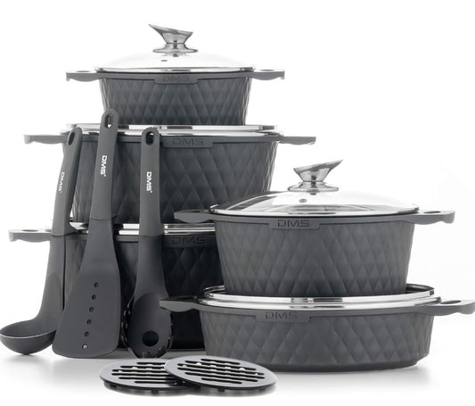 DMS Kochtopf-Set 15-teilig