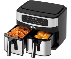 DMS 11L Doppel-Heißluftfritteuse Fritteuse Doppelkammer Digital HF-11S