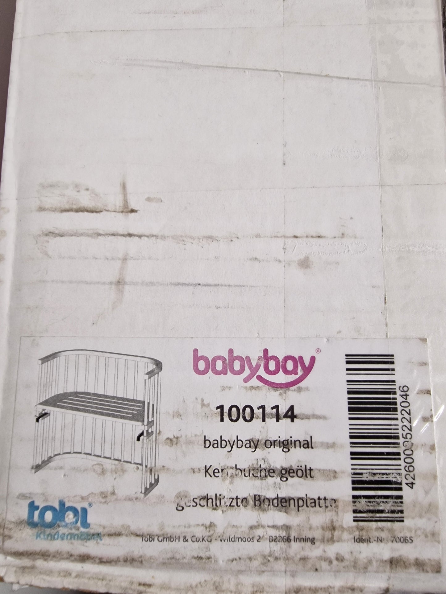 babybay Beistellbett Original Kernbuche geölt